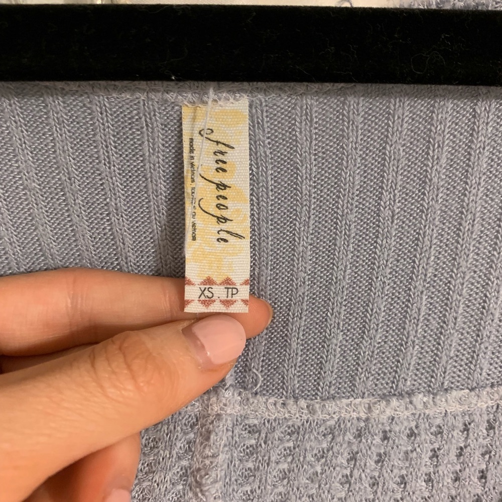 Free People lavender sweater - Picture 2 of 4